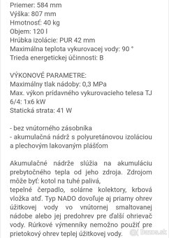 Akumulačka 120litr. - 3