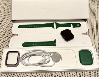 Apple Watch 7 45mm green  + kryt a komplet príslušenstvo - 3