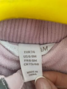 Zimná kombinéza 6-9mes zn.H&M - 3