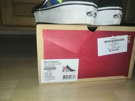 Tenisky VANS SK8 Hi platform veľ. 40,5 - 3