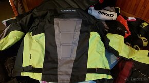 Moto bunda Adrenaline Airvent textil, ako nová - 3