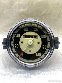 Tachometer kývačka do 140 km/h originál - 3