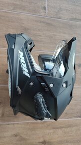 Enduro prilba NOX N312 čierna matná + pinlock + handsfree - 3