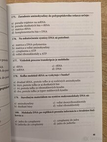 Testy z biológie na príjmacie skúšky na vysoké školy - 3