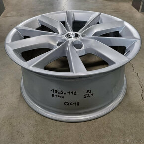 Originál Škoda Superb MODUS disky 5x112 R18 ET44 - 3