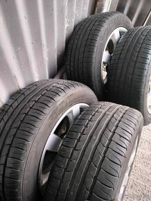 4ks alu disky 5x112 R16 pneu 5mm 205/55 r16 - 3