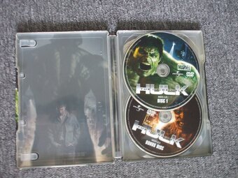 Predám 2 DVD Incredible Hulk Steelbook - 3