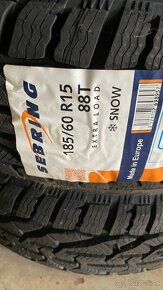 Predám nové zimné pneu Sebring Snow 185/60 R15 88T - 3