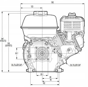 Spaľovací motor 20mm Mar-pol Ripper GX160 - 3