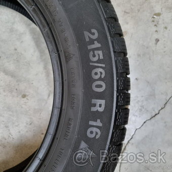 Zimné pneumatiky 215/60 R16 CONTINENTAL DOT1919 - 3