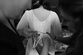 Svadobné šaty - Ivory, šité na mieru - 3