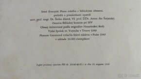 SVATE EVANJELIA PISMA SVATEHO s biblickymi obrazmi 1949 - 3