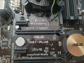 Predám dosku ASUS H97-PLUS + CPU i5 4460 - 3