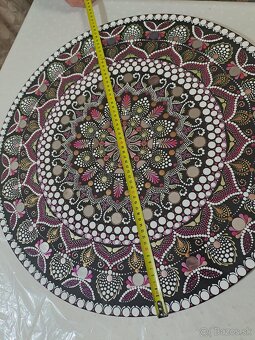 Rucne malovana mandala 59cm - 3