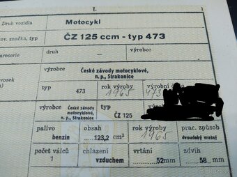 CZ 125/473 Šport 1965. - 3