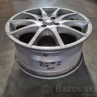 ALU Disky 4x100 R16 ET38 - 3