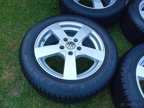 16" ALU 5x112 vw/škoda + zimné pneu 205/55 16 do 9mm TOP - 3