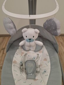 Detské hojdacie lehátko NEW BABY TEDDY PLUS s vibráciou - 3