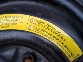 Dojazdové koleso 105/70 R14 - 3