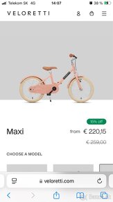 Predám detský bicykel Veloretti Maxi 16” - 3