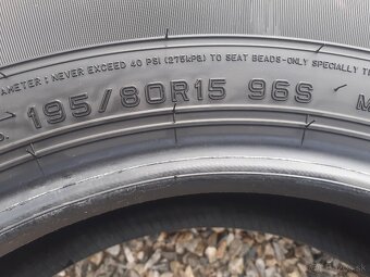 195/80 r15 nepoužité letné pneumatiky 4ks Dunlop DOT2023 - 3