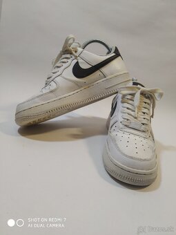 Nike air force 1 biela, čierna - 3