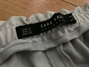 Nohavice ZARA šedé jogger - TOP STAV - 3