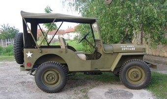 Predám Jeep Willys CJ-AAA po komplet GO - - 3