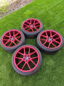 Japan Racing JR30 R19x8,5J ET40  candy red+ pneu - 3