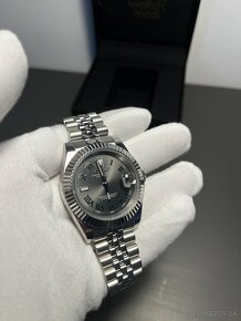 Seiko Mod Datejust Wimbledon Grey - 3