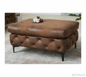 Chesterfield taburetka 90cm - 3