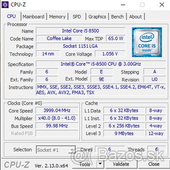 Intel Core i5-8500 (3x) - 3