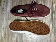 Vans bordové kožené tenisky č.39 - 3