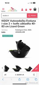 Kiddy evoluna i-size 2 Lizard green +isofix - 3