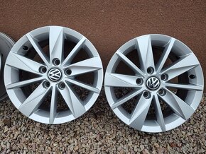 Predám kolesa/disky Volkswagen 5x112 r15 - 3