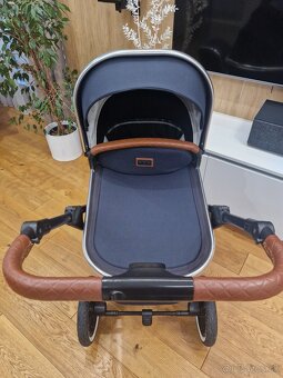 Kočík Moon Rocca Navy 2022 + Vajíčko BRITAX BABY SAFE iSENSE - 3