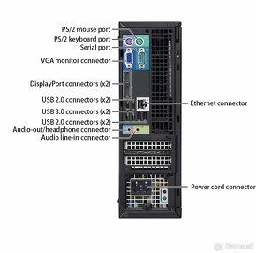 DELL OP 7010 SFF, I3, 8GB RAM, 1000GB HDD, Monitor 23", W10 - 3