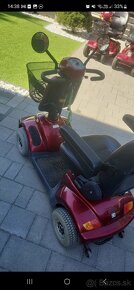 Elektrický invalidný vozík, skúter moped pre senioroc - 3