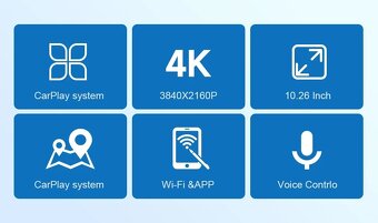 Android Auto, Apple CarPlay aj cúvacia kamera-GPS modul - 3