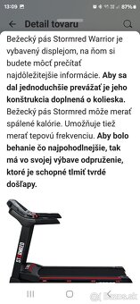 Predám elektrický bežecký pás stormred warrior - 3