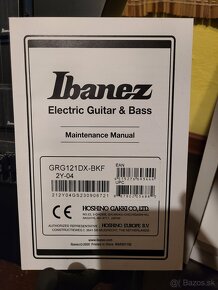 Elektrická gitara ibanez GRG121DX-BFK - 3