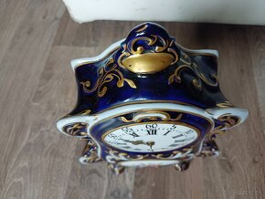 Royal Dux porcelán hodiny stolní krbove - 3