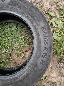 Letné pn dva ks 195/65r15 Continental ako nové DOT 2023 - 3