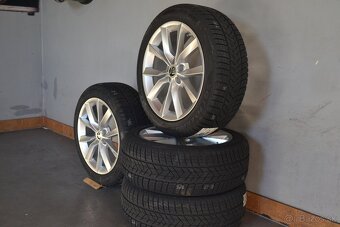 5x112 R18 Zimna sada Original Skoda Superb 3 + 235/45 R18 - 3