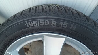 sada elektronov dezent 6Jx15H2 s pneu semperit 195/50 R15 82 - 3