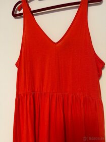 Šaty letné dlhé červené Vero Moda XL/XXL - 3