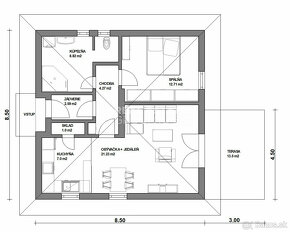 BUNGALOV - MENŠEJ VEĽKOSTNEJ KATEGÓRIE ZA CENU BYTU - 3