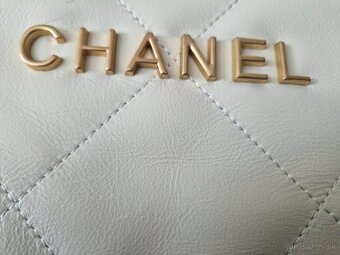 Nová luxusná CHANEL kožená biela kabelka - 3