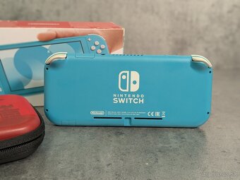 Nintendo Switch lite modré a hra Balan Wonderworld - 3