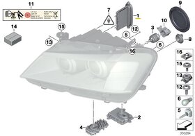 Driver modul svetiel pre BMW X3 F25 - 3